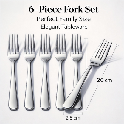已改🍴𝑷𝒓𝒆𝒎𝒊𝒖𝒎 𝑺𝒕𝒂𝒊𝒏𝒍𝒆𝒔𝒔 𝑺𝒕𝒆𝒆𝒍 𝑭𝒐𝒓𝒌 𝑺𝒆𝒕 – 6 𝑷𝒊𝒆𝒄𝒆 𝑴𝒊𝒓𝒓𝒐𝒓 𝑷𝒐𝒍𝒊𝒔𝒉 𝑫𝒊𝒏𝒏𝒆𝒓 𝑭𝒐𝒓𝒌𝒔, 𝑫𝒖𝒓𝒂𝒃𝒍𝒆 𝑬𝒍𝒆𝒈𝒂𝒏𝒕 𝑻𝒂𝒃𝒍𝒆𝒘𝒂𝒓𝒆 𝒇𝒐𝒓 𝑯𝒐𝒎𝒆 𝑲𝒊𝒕𝒄𝒉𝒆𝒏 & 𝑹𝒆𝒔𝒕𝒂𝒖𝒓𝒂𝒏𝒕
